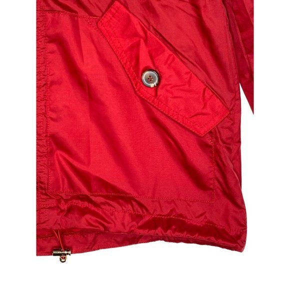 Snobbish Collection Red Lightweight Jacket.  Zip off hood Wind Breaker Rain LG‎ - Picture 2 of 12